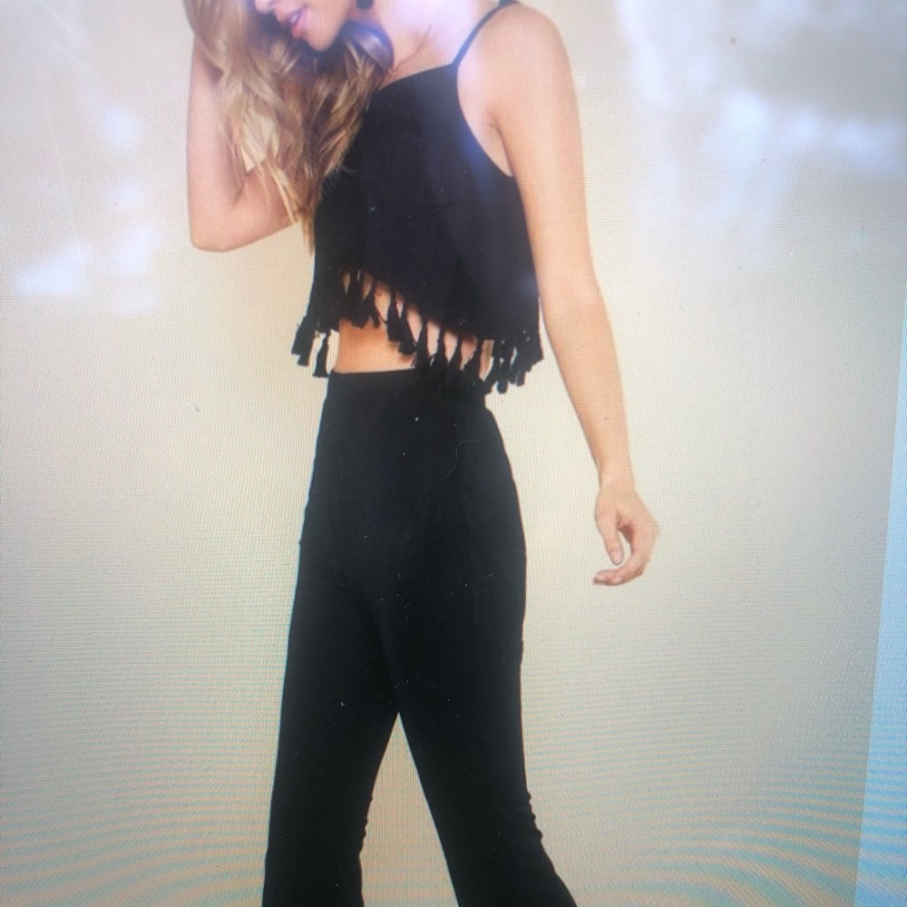 Shein black 2 piece small